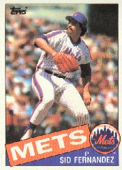 1985 Topps Baseball Cards      649     Sid Fernandez